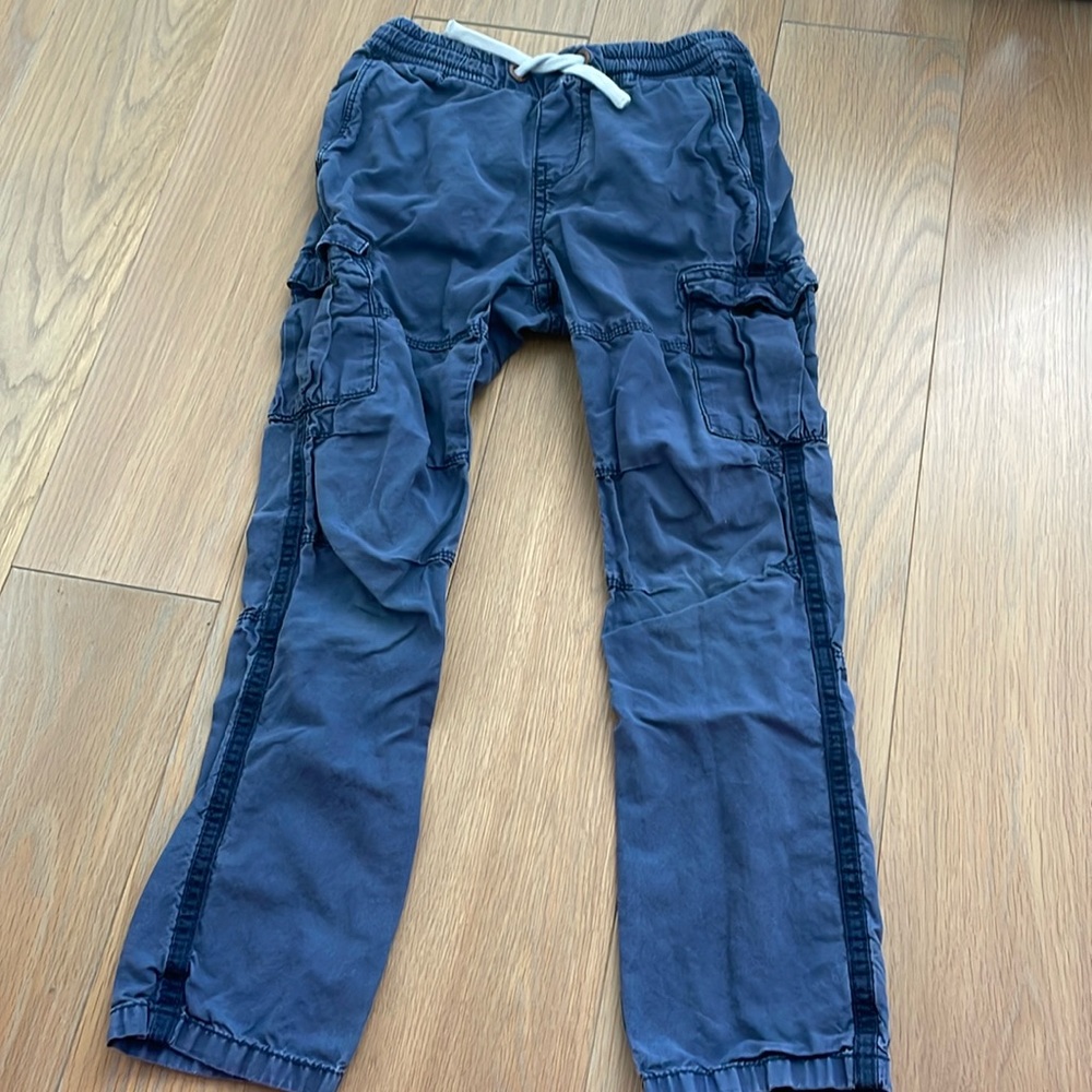 Scotch & Soda Scotch Shrunk boys navy blue cargo pants 6